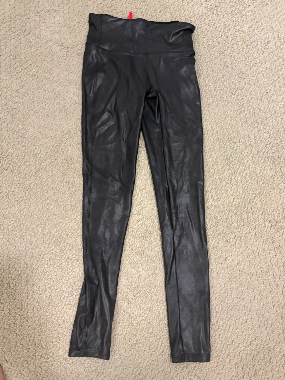 Spanx Faux Leather Women’s leggings EUC